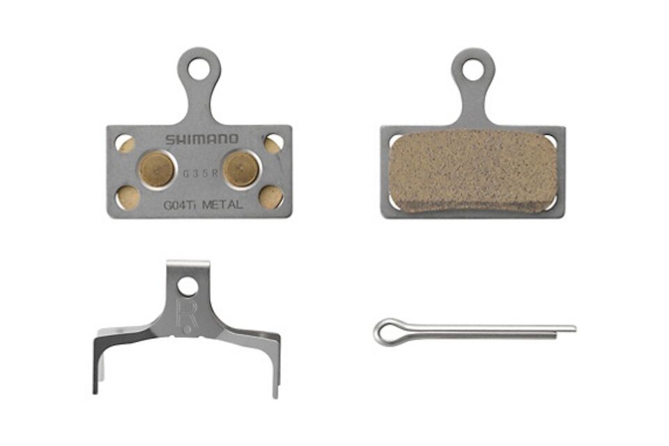 Pastillas de freno Shimano G04Ti-MX y muelle con pasador de aletas - Imagen 2