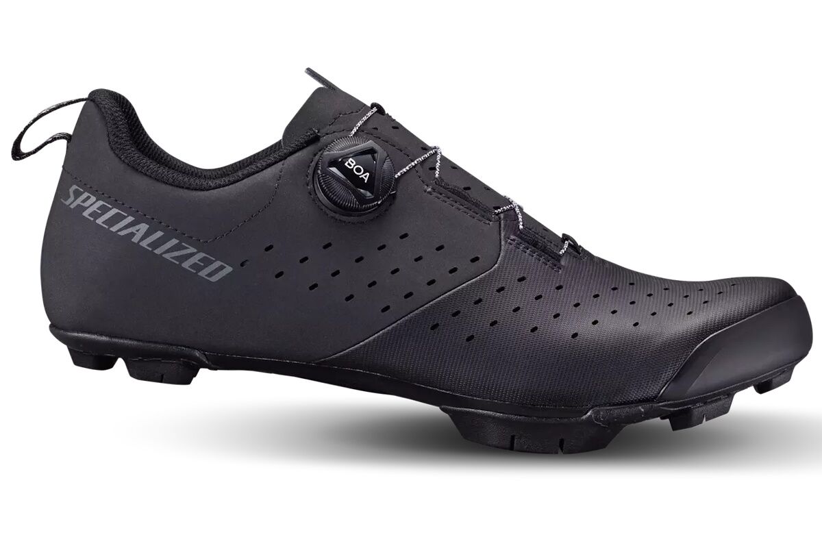 Zapatillas MTB Recon 1.0 con tecnología Body Geometry, cierre L6 BOA®, tecnología STRIDE toe-flex y suela SlipNot™ de goma para máxima comodidad y rendimiento en ciclismo de montaña y spinning.