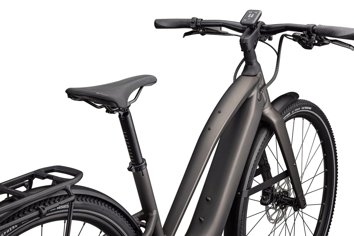Specialized Turbo Vado SL 2 4.0 Step-Through EQ – e-bike urbana ligera con motor Specialized SL 1.2 (320 W), batería 520 Wh, Future Shock 3.1, Mastermind H3 con Apple Find My y portabultos MIK HD (27 kg) - Imagen 10