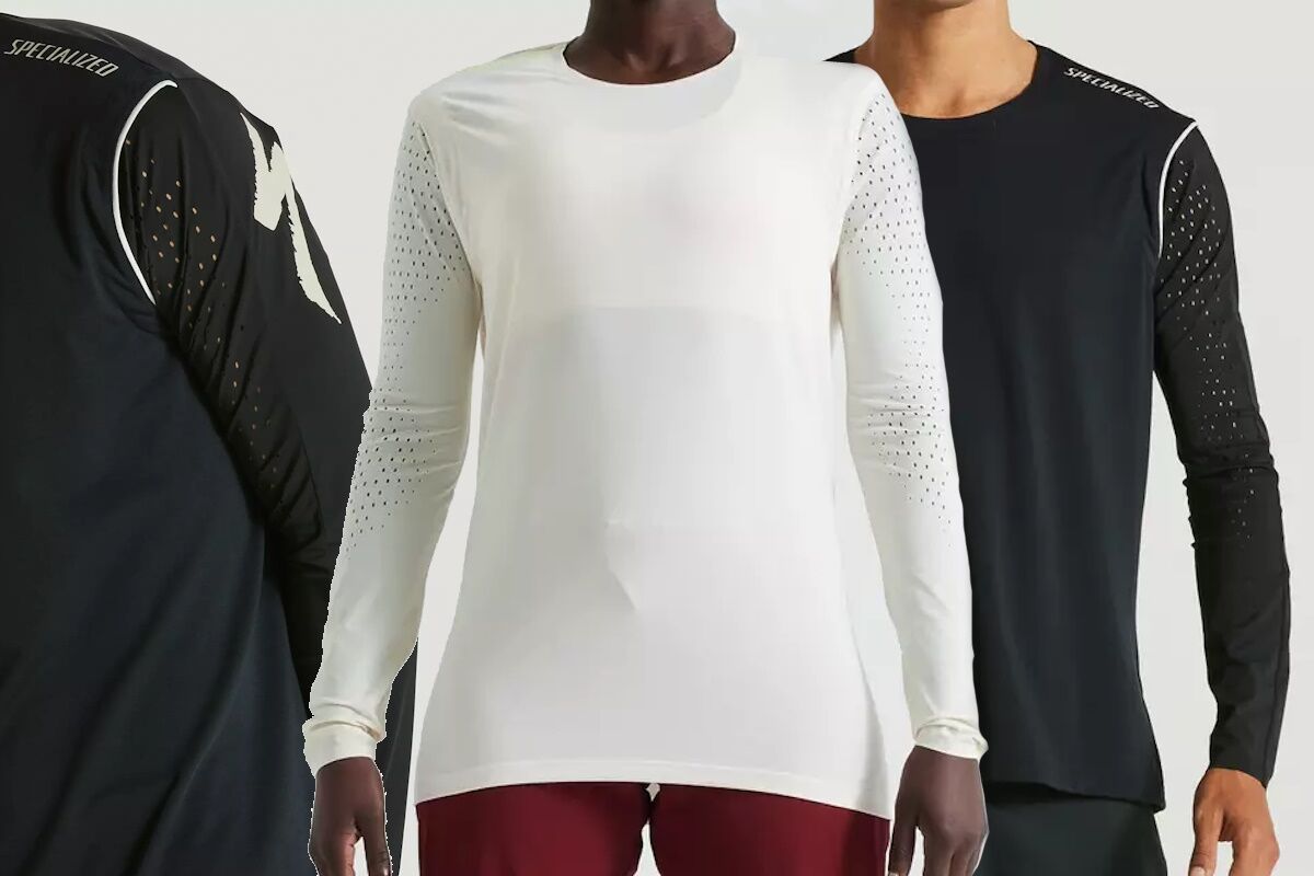 Specialized Gravity Race Camiseta Manga Larga Unisex 2024, ventilación láser, ajuste técnico y flexible