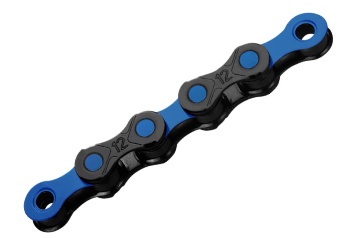 Cadena KMC DLC 12V NEGRO/AZUL126P
