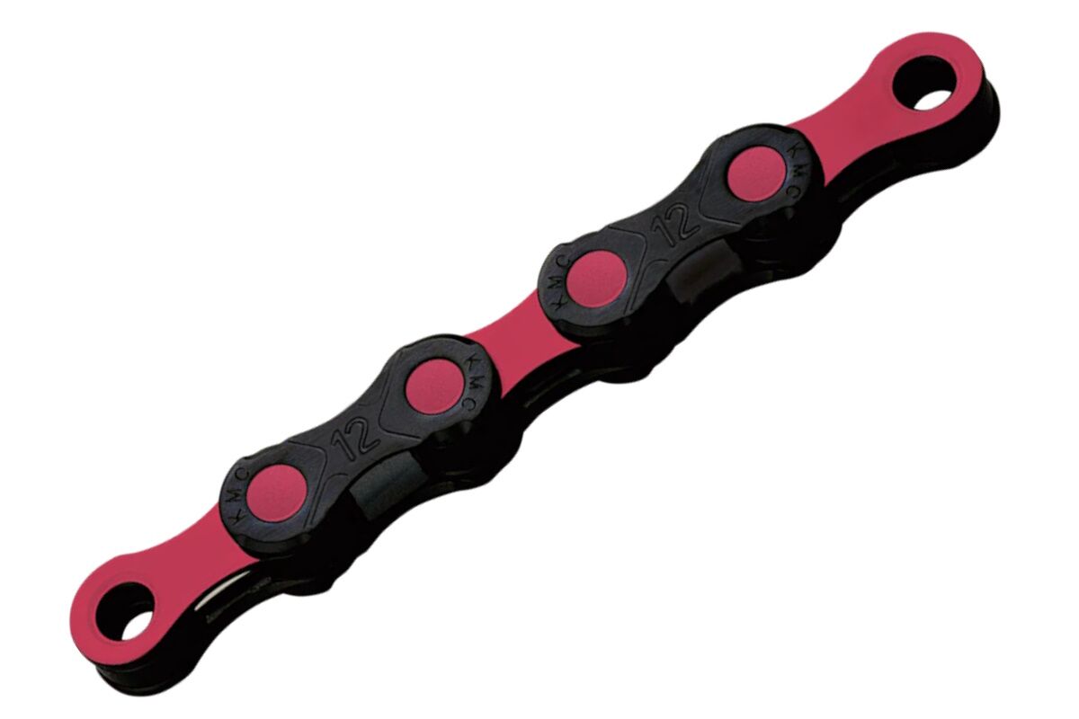 Cadena KMC DLC 12V NEGRO/ROSA 126P