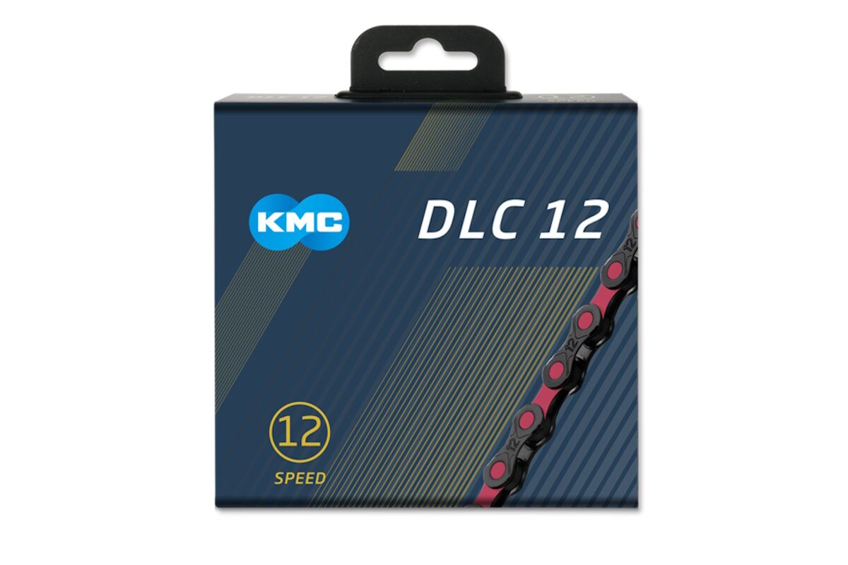 Cadena KMC DLC 12V NEGRO/ROSA 126P - Imagen 2