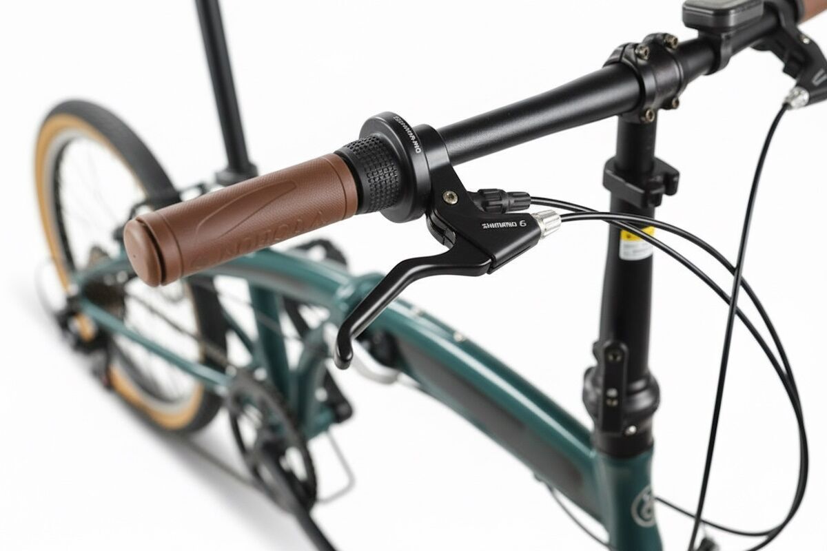Bici plegable ultraligera 20” aluminio JL‑Wenti 6v - Imagen 3