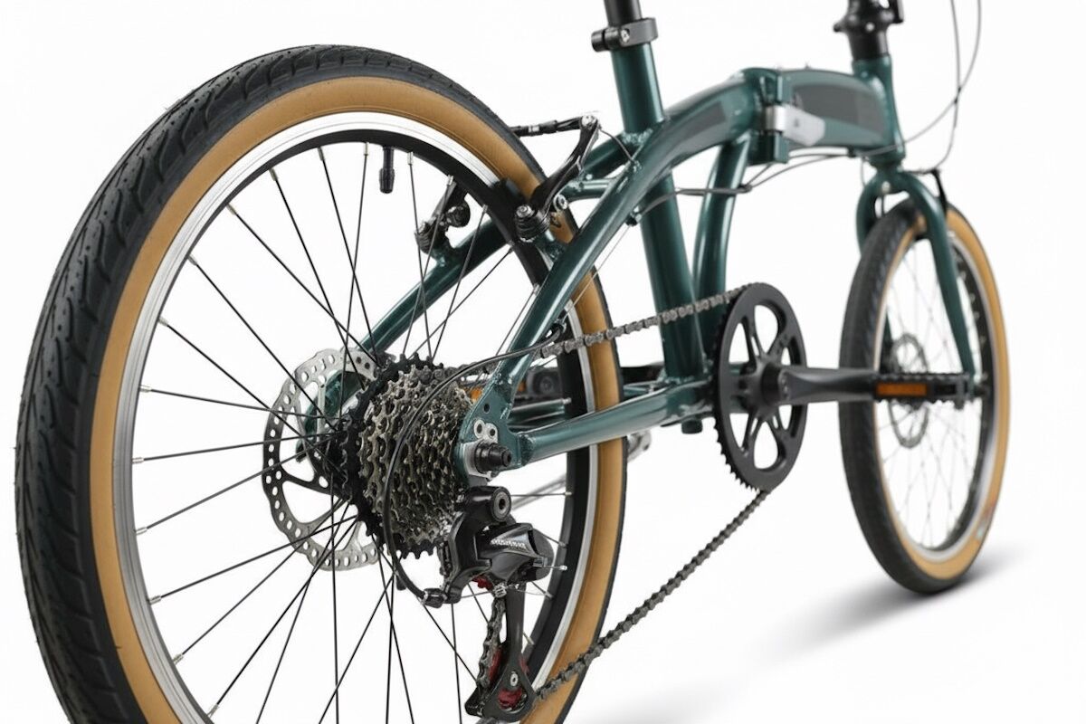 Bici plegable ultraligera 20” aluminio JL‑Wenti 6v - Imagen 4
