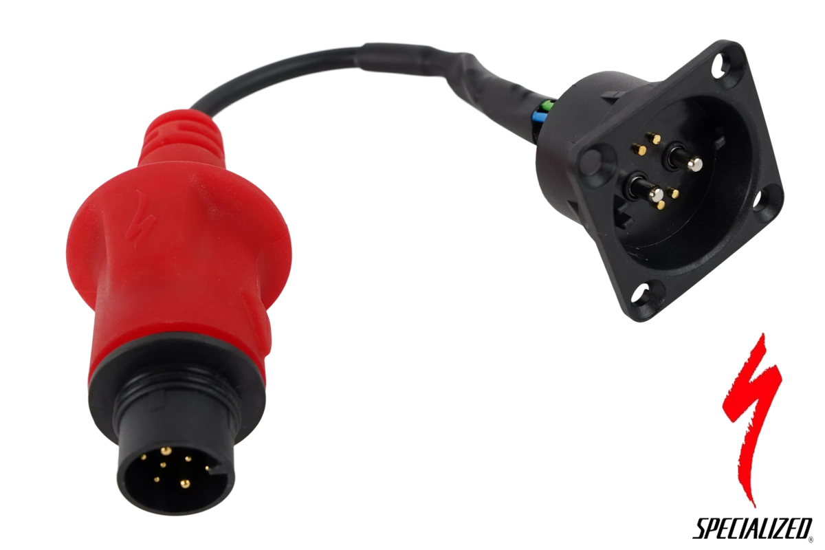 Compra el cable adaptador Specialized S216800010 para conectar baterías internas 48V SL y Range Extender 160 Wh al Turbo Diagnostic Tool 989E-5610.