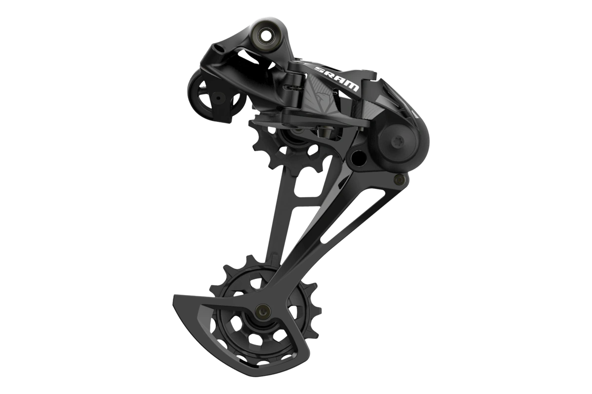 Compra el cambio trasero SRAM SX Eagle 12 velocidades RD-SX-1-B1. Compatible con transmisiones 1x Eagle y cassettes 10-50T y 11-50T, con X-HORIZON, X-SYNC y Cage Lock.