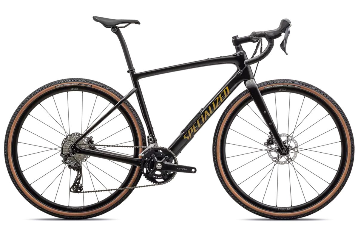 Specialized Diverge Comp Carbon 2023 - GLOSS OBSIDIAN/HARVEST GOLD METALLIC - Imagen 2