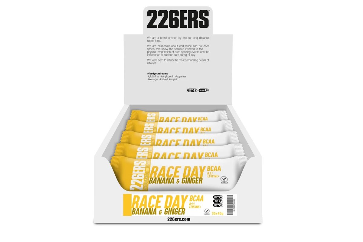 Barrita 226ERS - RACE DAY-BCAA - Banana y Jengibre - Imagen 3