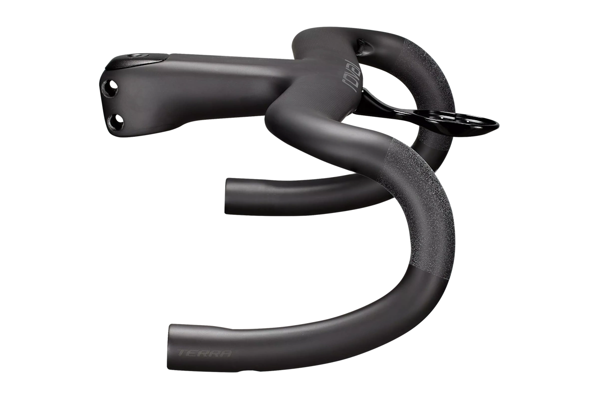 Cockpit Roval Terra Carbon Specialized – Manillar y potencia integrados Gravel 12° Flare - Imagen 5