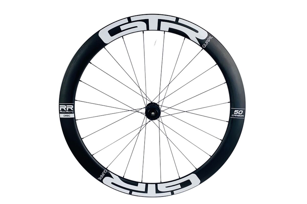 Rueda delantera carbono carretera GTR RR38 Blanca Disc 6T