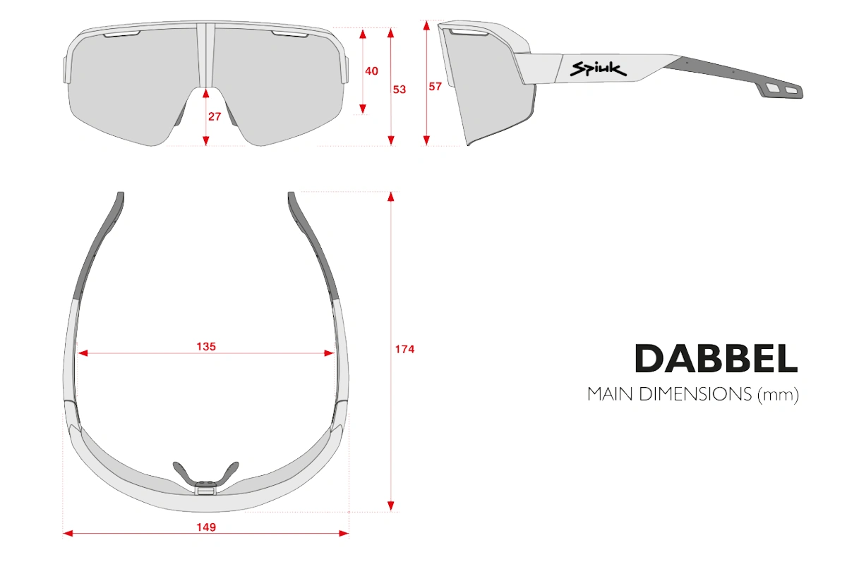 Gafas de ciclismo Spiuk DABBEL con doble lente y protección UV400 - Imagen 2