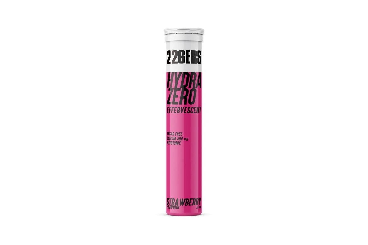 "Tubos HYDRAZERO Effervescent 226ERS sabor fresa"