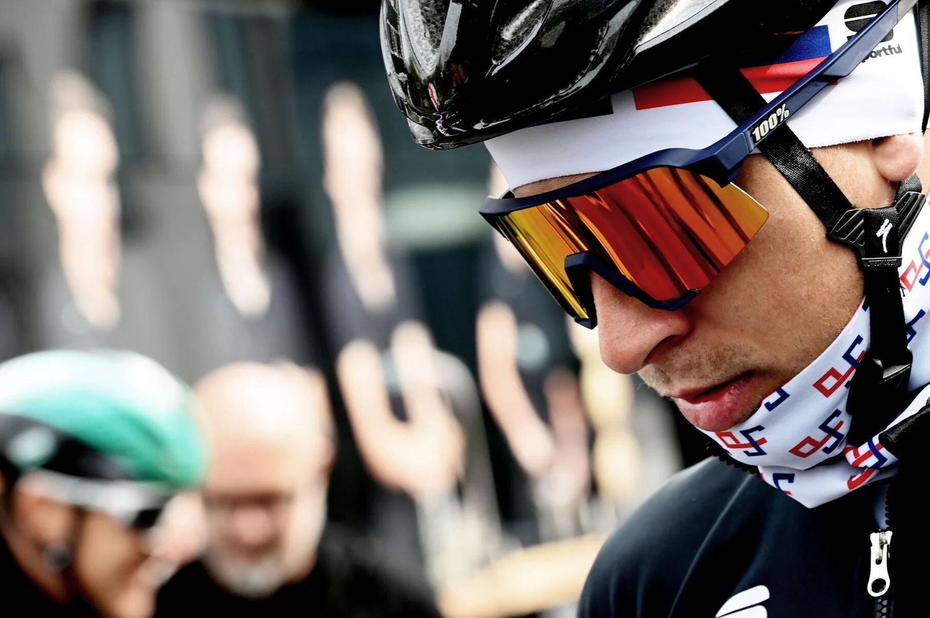 Gafas ciclismo 100% - S3™ - Matte Translucent Brown Fade - Hiper Silver Mirror Lens - Imagen 3