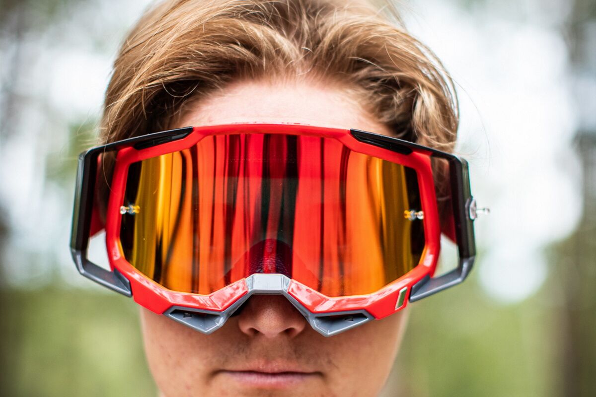 Gafas máscara 100% - ACCURI 2® Goggle - Neon/Orange - Clear Lens - Imagen 5