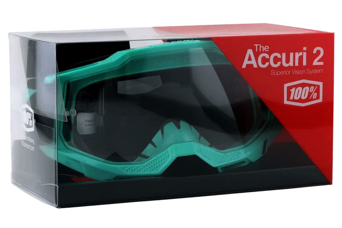Gafas máscara 100% - ACCURI 2® Goggle - Neon/Orange - Clear Lens - Imagen 2