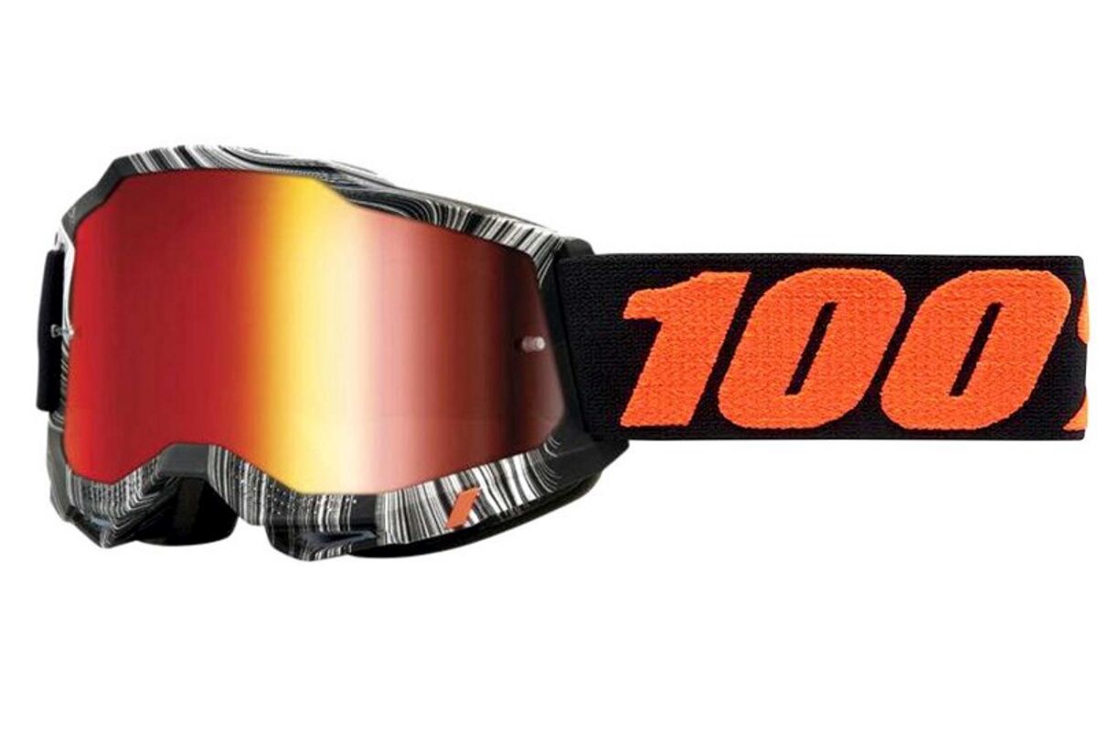 Gafas máscara 100% - ACCURI 2® Goggle - Geospace - Mirror Red Lens
