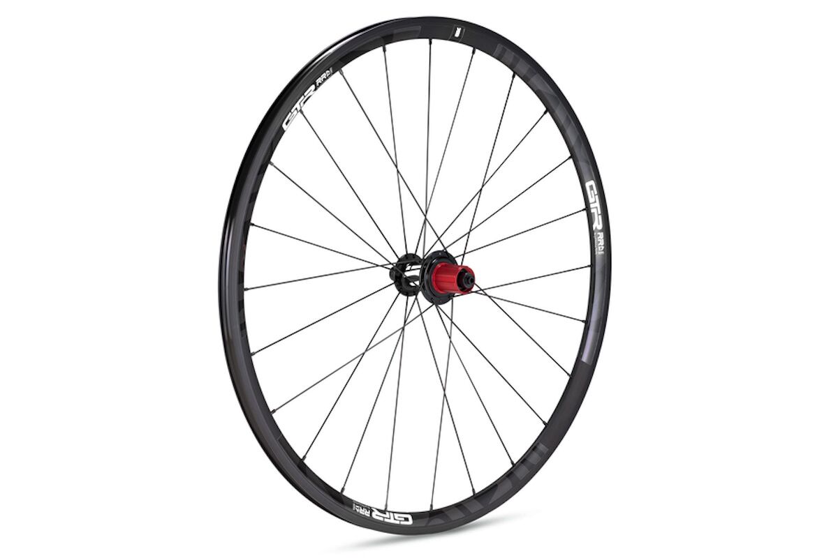 Rueda trasera aluminio carretera GTR RR17 Blanca V/Brake Shimano