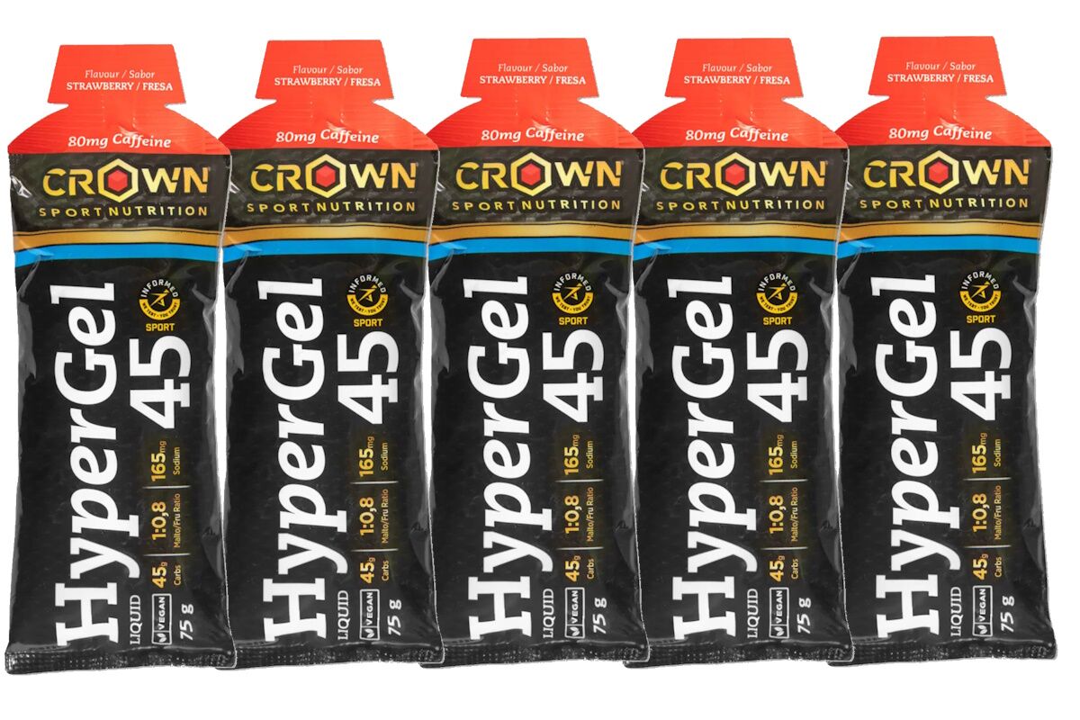 Gel CROWN - HyperGel 45 - FRESA con CAFEINA - Imagen 2