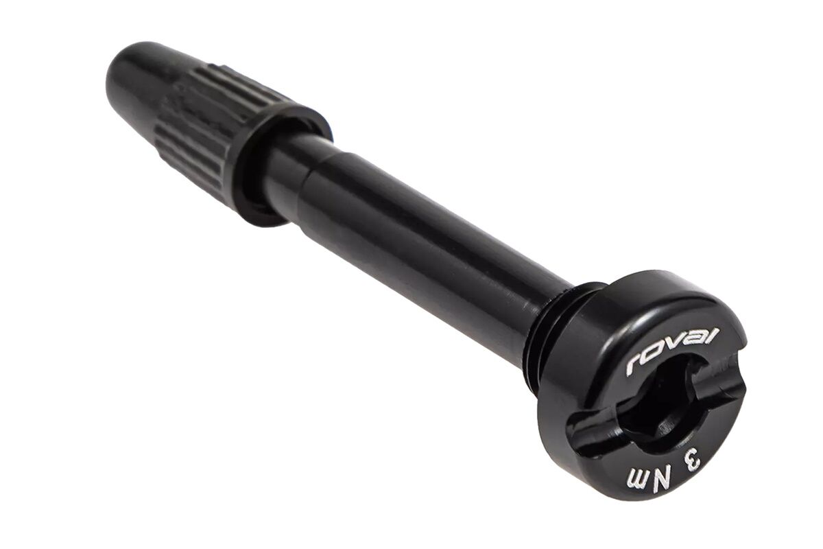 Válvula Tubeless Roval ThreadBed Specialized, 37 mm, para llantas Traverse HD y SL II, diseño sin tuerca externa, núcleo Presta removible.