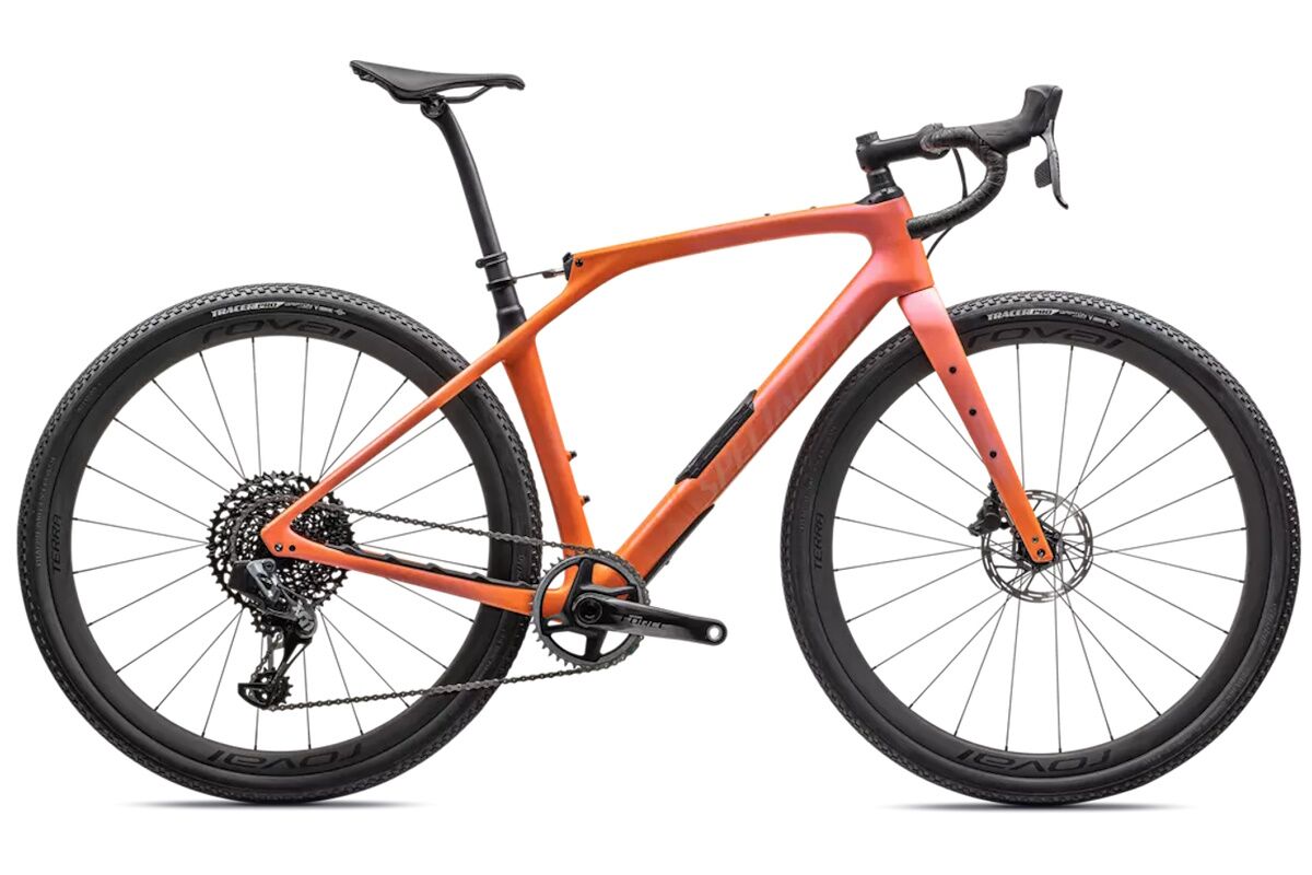 Specialized Diverge STR Pro 2023, bicicleta gravel carbono con suspensión Future Shock, transmisión electrónica SRAM Force, oportunidad modelo temporada anterior.