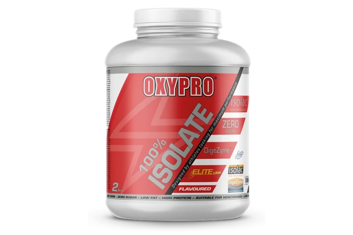 Proteina OXIPRO 100% Isolate ISOLAC® CFM Fresa y plátano - 2kg