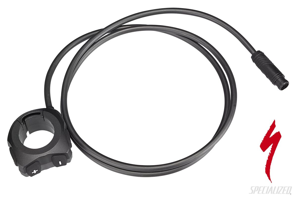 Control remoto original Specialized Trail Remote 2 con cable para bicicletas Turbo, con botones de modos y funciones personalizables, abrazadera 22,2 mm