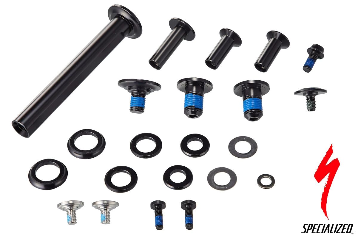 Kit de pernos y espaciadores de pivote de suspensión Specialized Epic 2021-2023 S200500002, recambio original para mantenimiento y ajuste de bicicletas Epic.