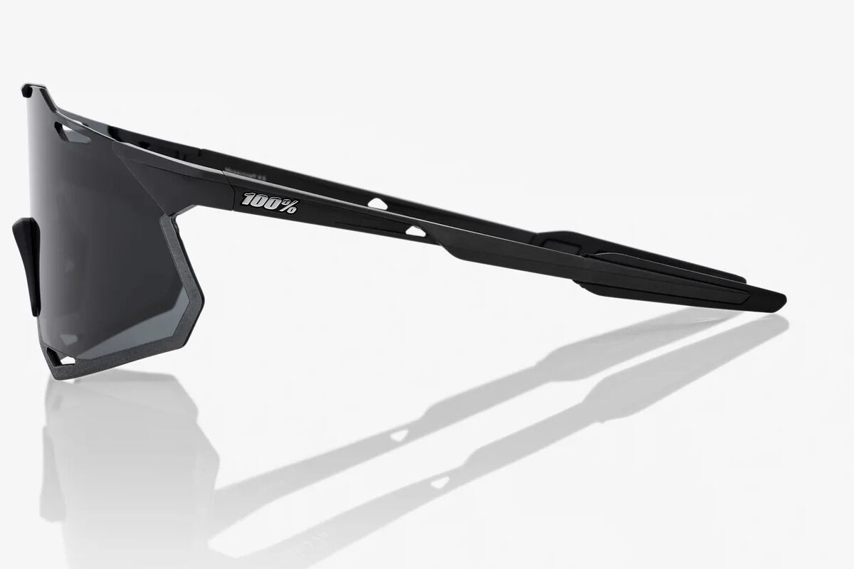 Gafas ciclismo 100% - HYPERCRAFT® XS - Soft Tact Black - Hiper Red Multilayer Mirror Lens - Imagen 3