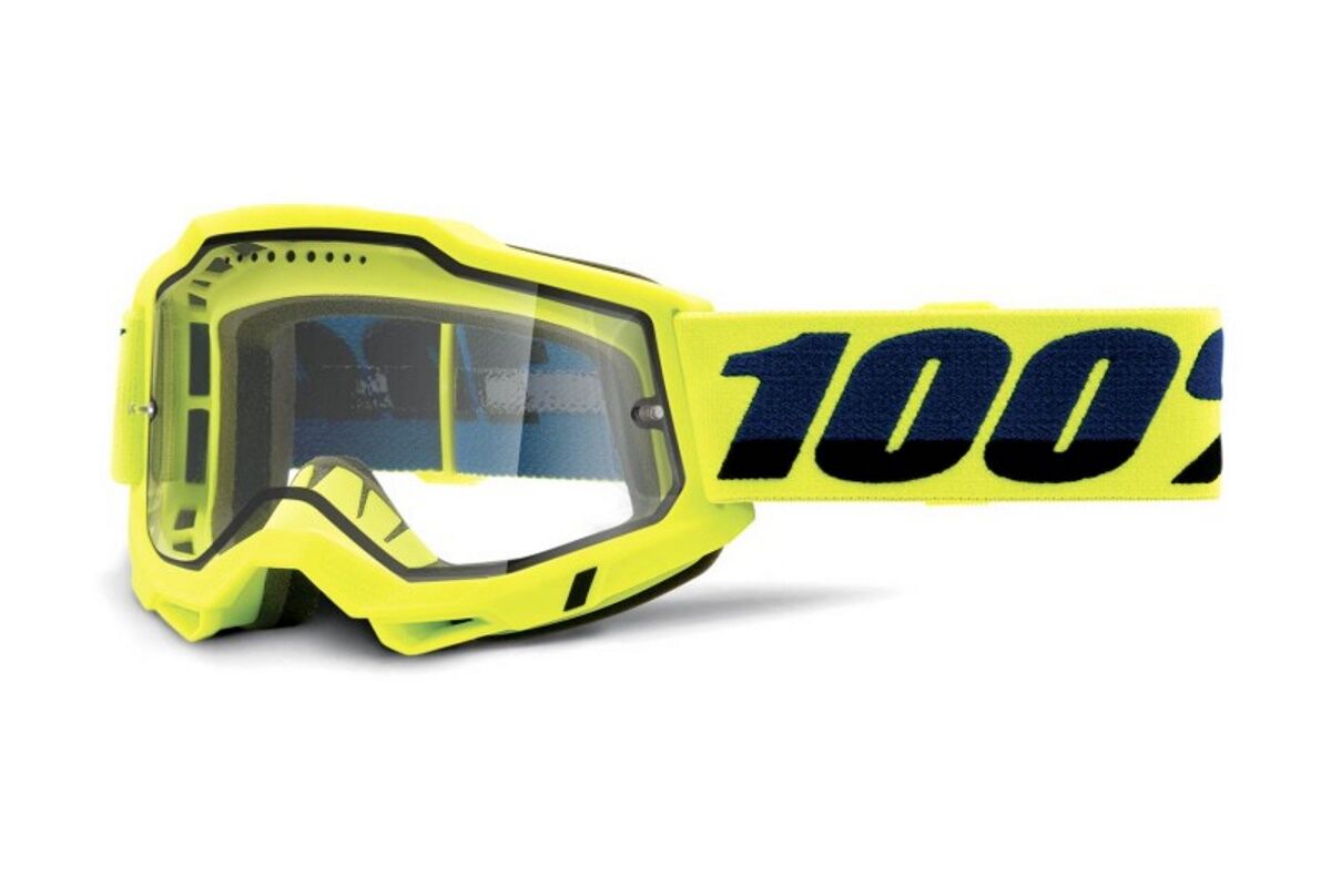 Gafas máscara 100% - ACCURI 2® Goggle - Enduro - Fluo/Yellow - Clear Dual Lens
