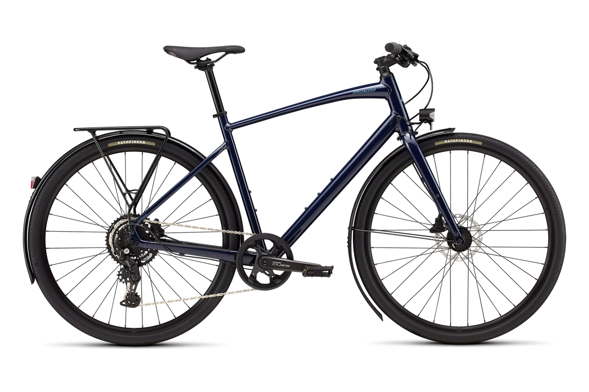 Specialized Sirrus X 2.0 EQ 2026 – Híbrida para asfalto y caminos con Shimano CUES 1x9 (11–46), frenos hidráulicos y Pathfinder 700x40