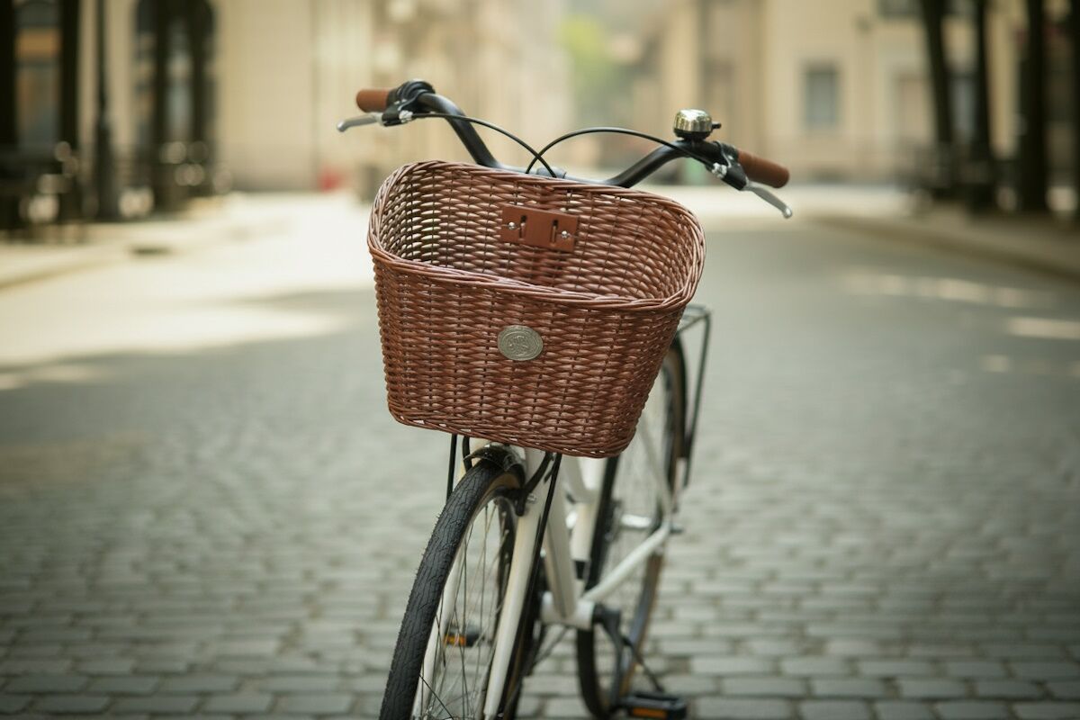 Bicicleta clásica JL Wenti 26" y 28" – Cuadro de Acero, 6 Vel Shimano RevoShift, V‑Brake, Llanta Aluminio, Portabultos y Cesta - Imagen 9