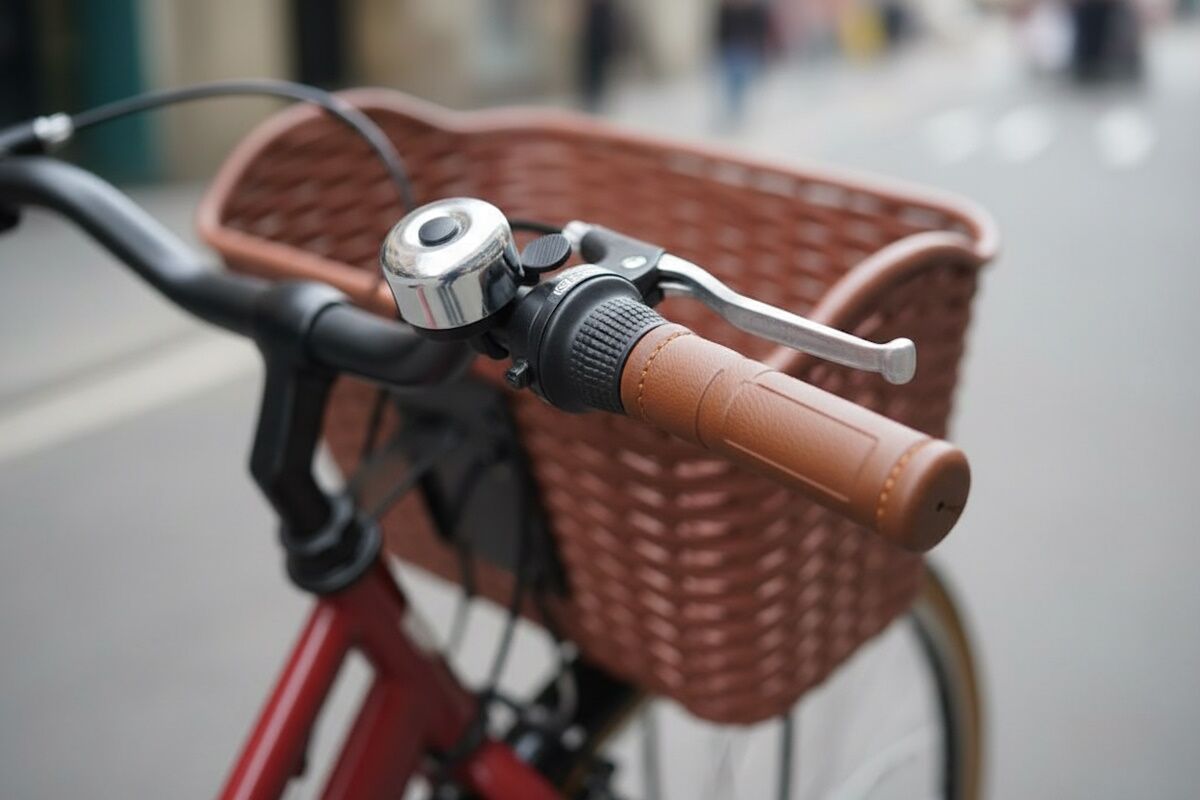 Bicicleta clásica JL Wenti 26" y 28" – Cuadro de Acero, 6 Vel Shimano RevoShift, V‑Brake, Llanta Aluminio, Portabultos y Cesta - Imagen 6
