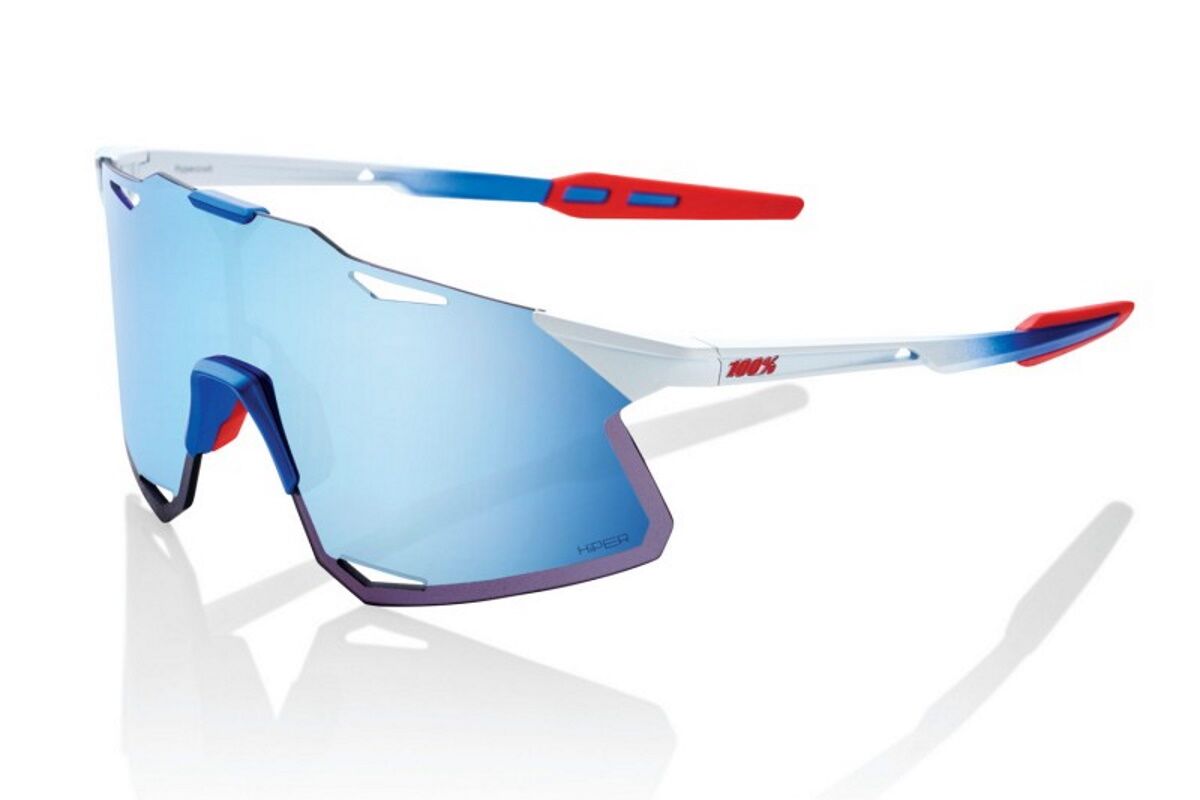 Gafas ciclismo 100% - HYPERCRAFT®- TotalEnergies Team Matte White / Metallic Blue
