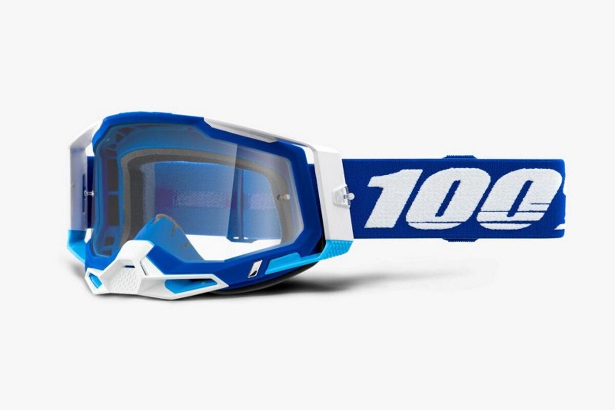Gafas máscara 100% - RACECRAFT2 Goggle - Blue - Clear Lens