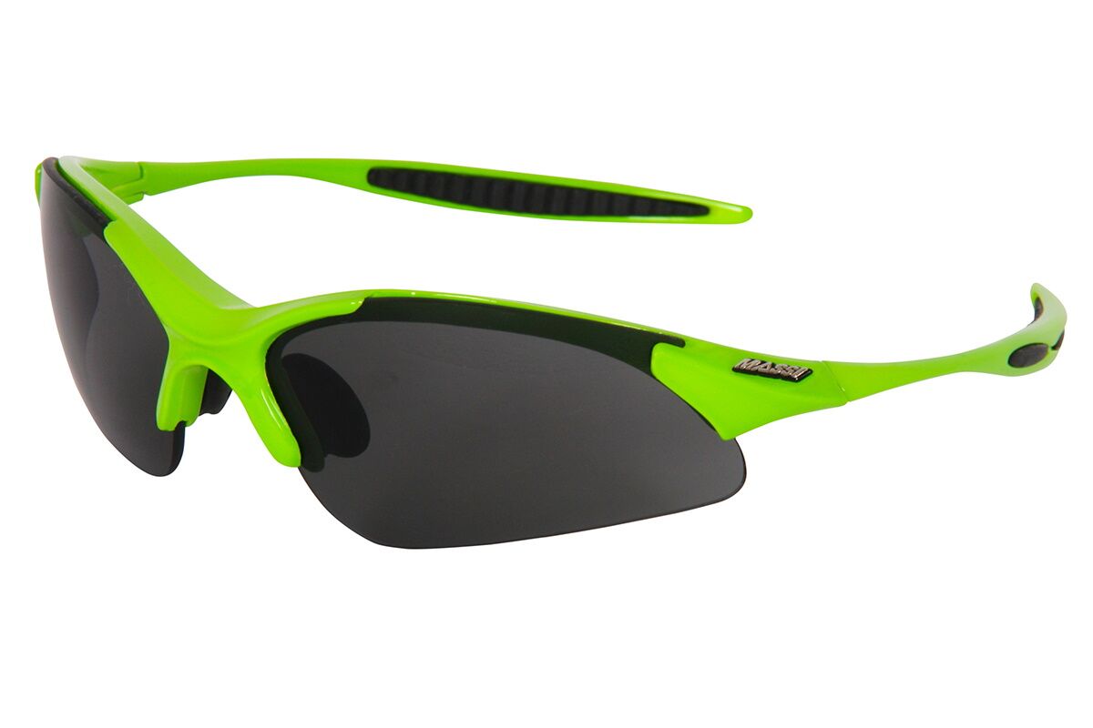 Gafas deportivas MASSI - WIND - Montura Verde 3 Lentes