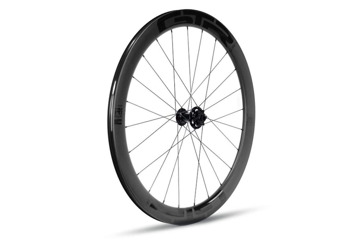 Rueda delantera carbono carretera GTR RR50 Negra Disc 6T