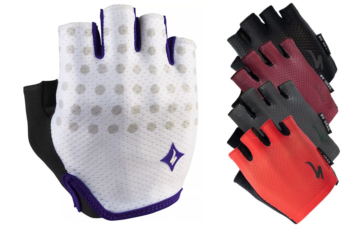 specialized body geometry grail mujer 2025 guante gel ergonómico minimalista