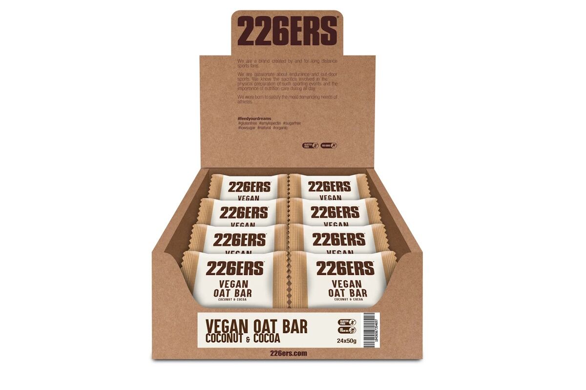 Barrita vegana 226 - VEGAN OAT BAR - Coco y chocolate - Imagen 3