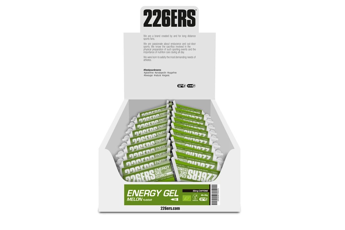 Gel 226ERS - ENERGY GEL - Tubo 25gr - Melón con cafeina - Imagen 3