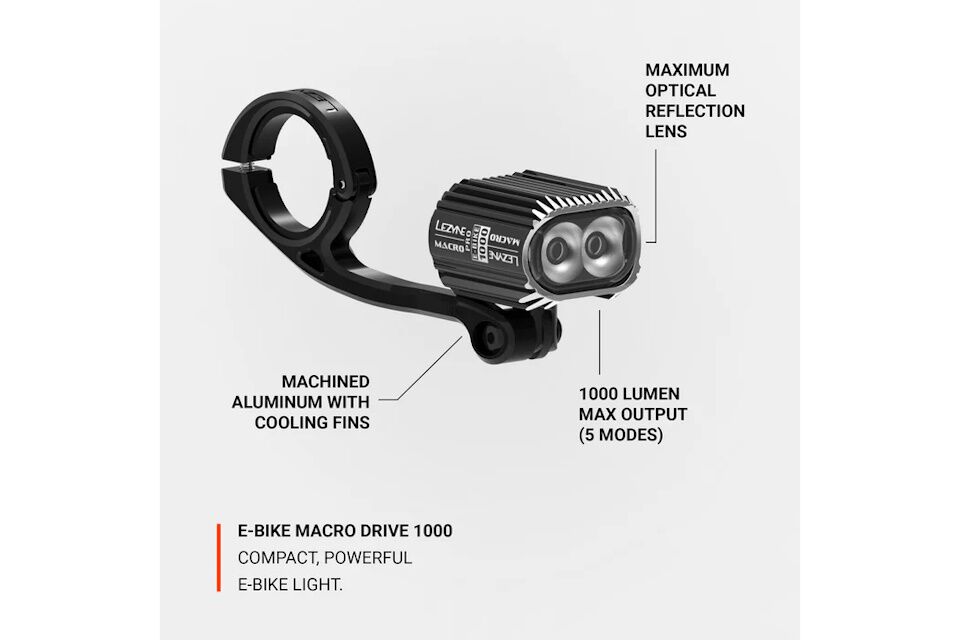 Foco eBike Lezyne Macro Drive 1000 - Imagen 2
