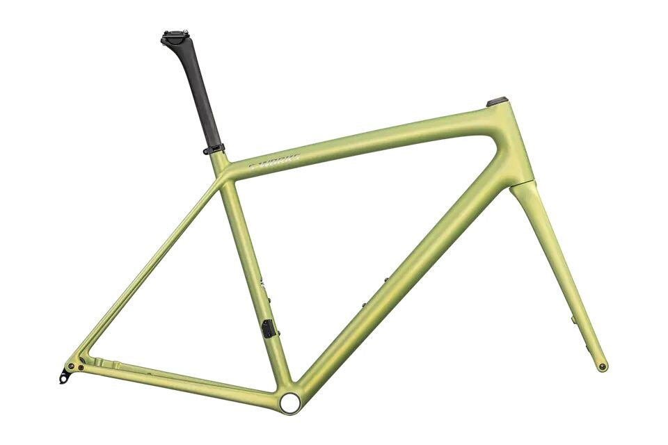 Cuadro para bicicleta de carretera o carreras Specialized S-Works Aethos 2025 de carbono ultra ligero, diseño Rider First Engineered™, ideal para ciclismo de ruta con máximo rendimiento y estilo.