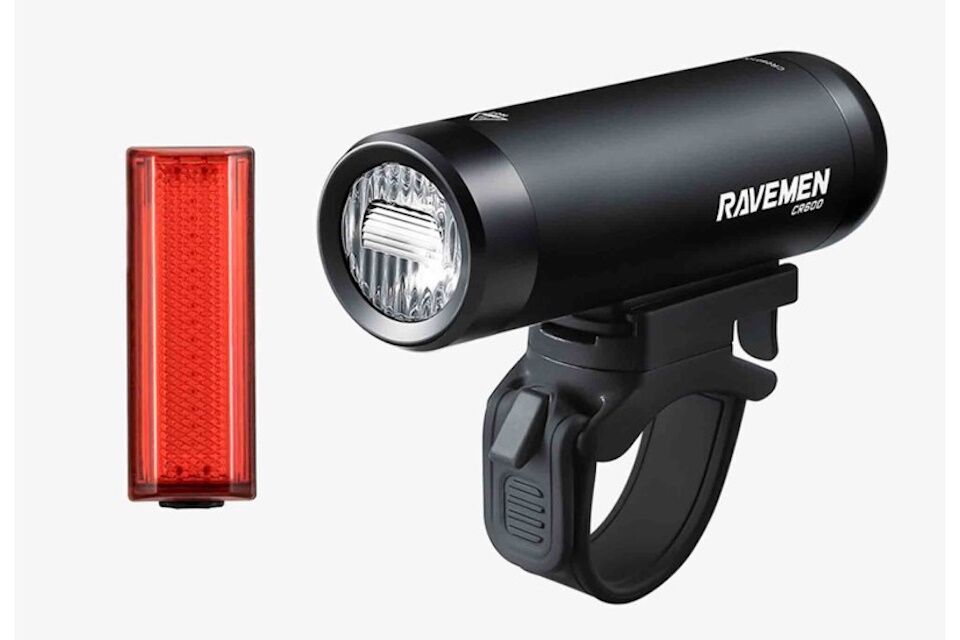 Kit luces Ravemen Foco delantero CR600 y piloto trasero TR20
