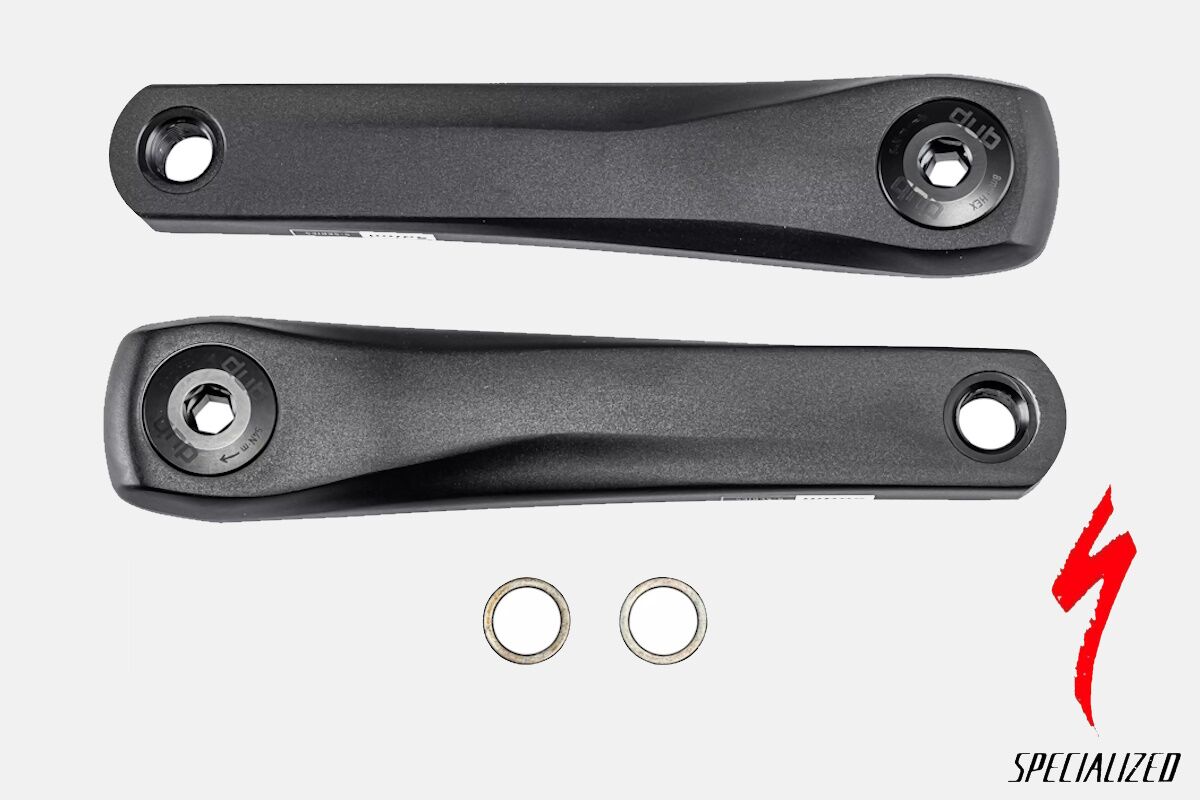 Juego de bielas original para Specialized Turbo Levo SL / Kenevo SL (SRAM DUB o Praxis M30), longitudes 165/170/175 mm, compatible con motores SL 1.1 y SL 1.2.