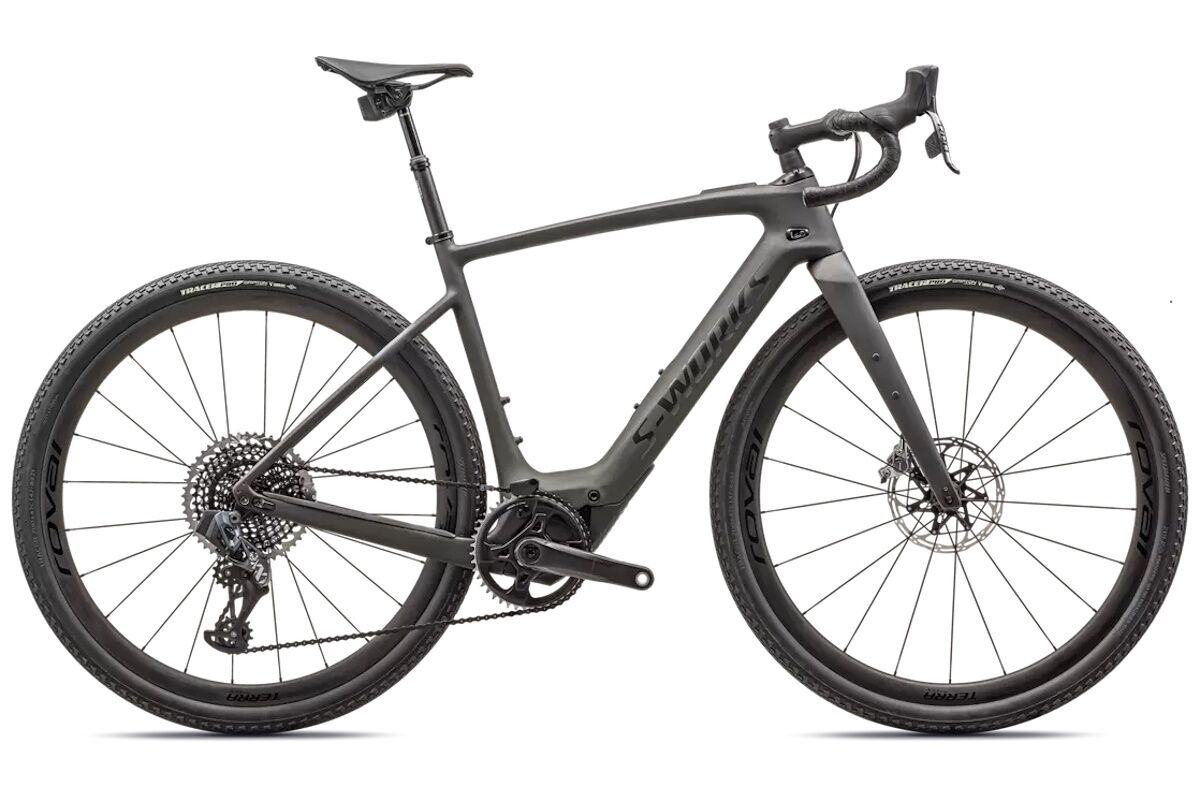 Specialized Turbo Creo 2 S-Works 2024 - Satin Forest Green Carb Dark Moss Green Speckle