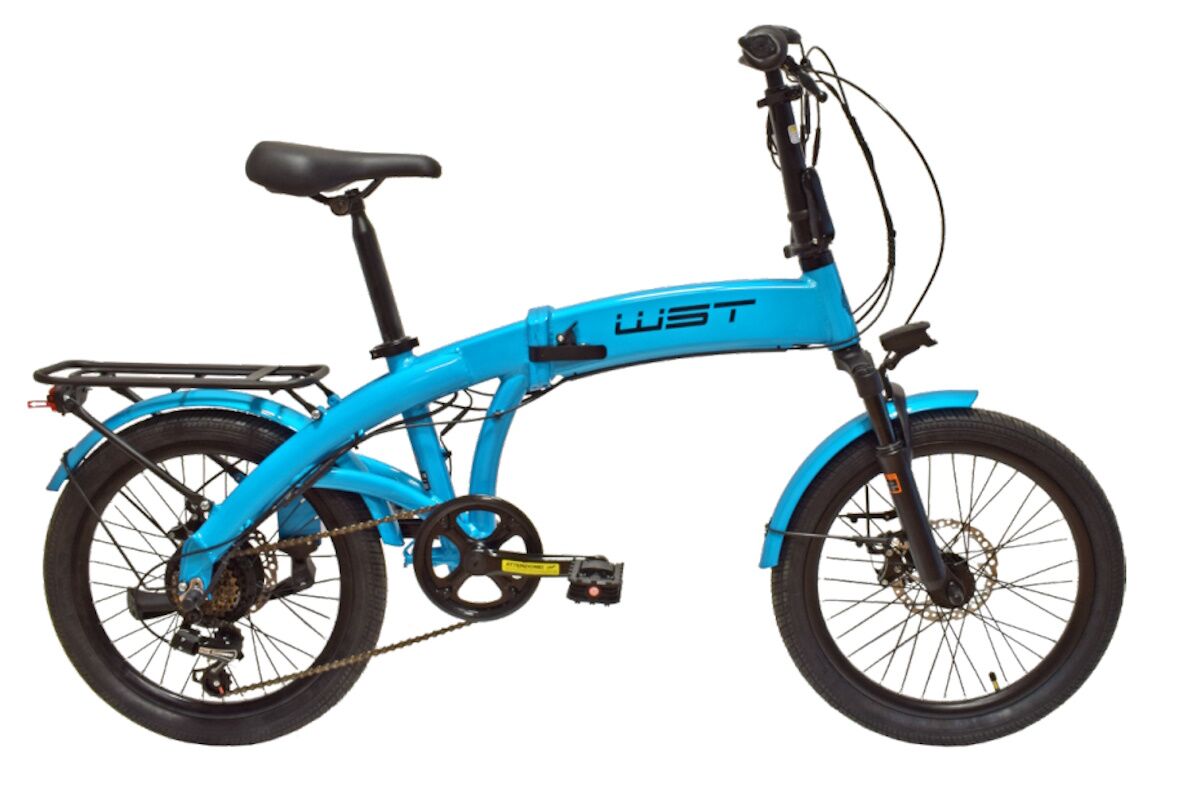 Bicicleta eléctrica plagable 20" - GAETA SUTTO - Azul
