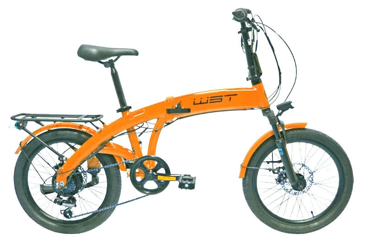 Bicicleta eléctrica plagable 20" - GAETA SUTTO - Naranja