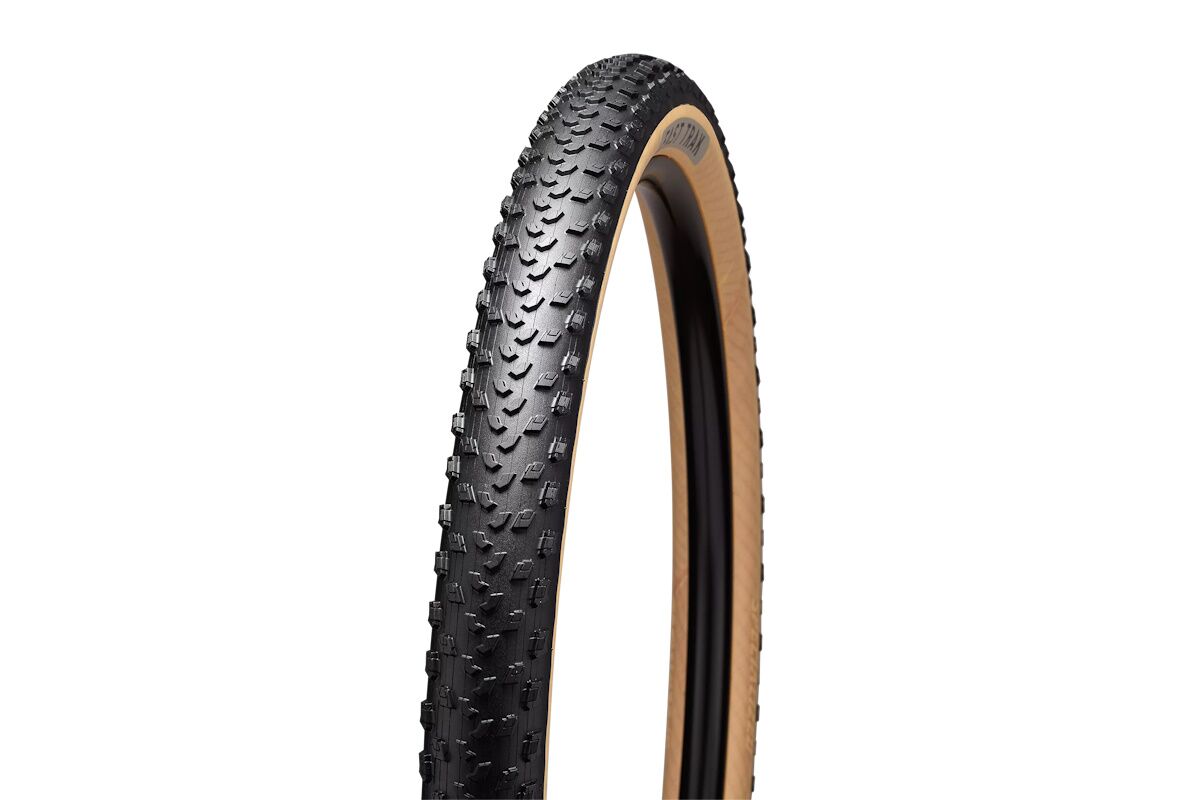 Neumático Specialized Fast Trak Flex Lite T5/T7 TLR XC 2025 para competición y entrenamiento cross country, tubeless, 60TPI Flex Lite, compuesto dual GRIPTON T5/T7, perillas Block-In-Block, disponible en 29x2.2 y 29x2.35, ultraligero y rápido para terrenos mixtos.