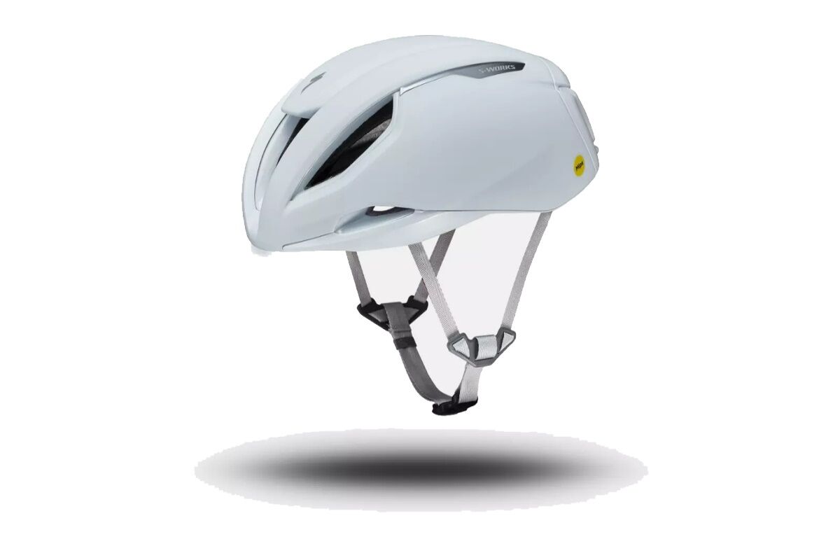 Casco Specialized S-Works Evade 3, color negro, aerodinámico, ventilado, con tecnología MIPS Air Node y difusor trasero, ideal para ciclismo de carretera de alto rendimiento.