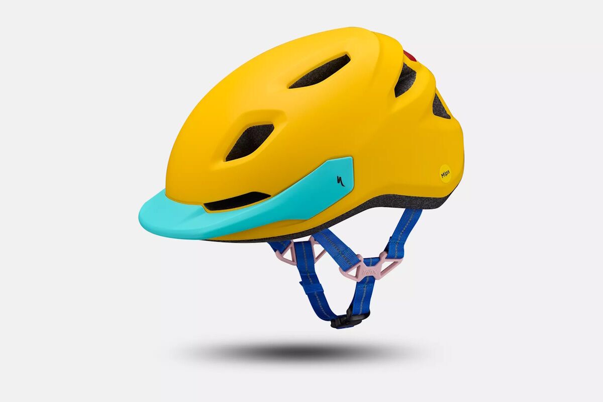 Casco Specialized Shuffle 2 LED original, casco infantil con luz LED integrada, MIPS Essential Core, ajuste Headset SX, ventilación avanzada, colores vibrantes, pegatinas personalizables.